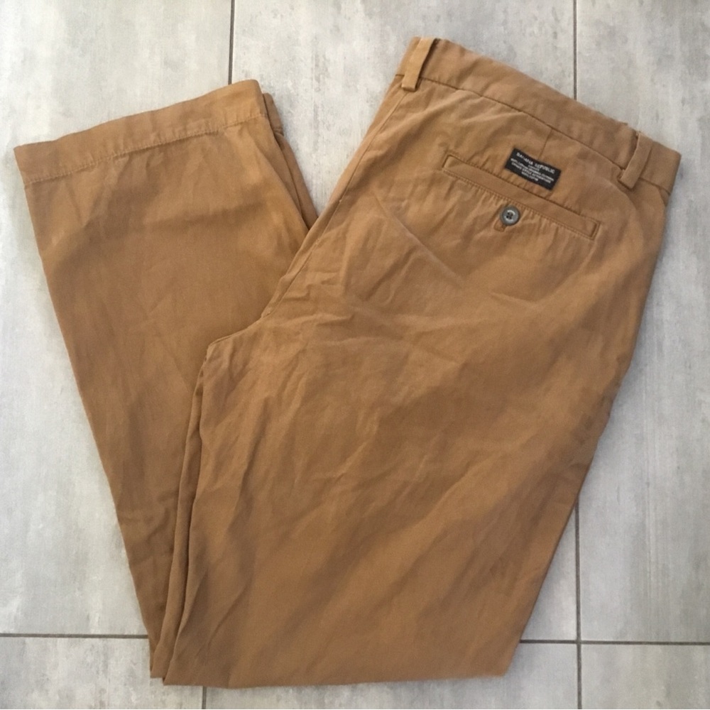 Banana Republic Men's Caramel Tan Cotton Chinos 36x30